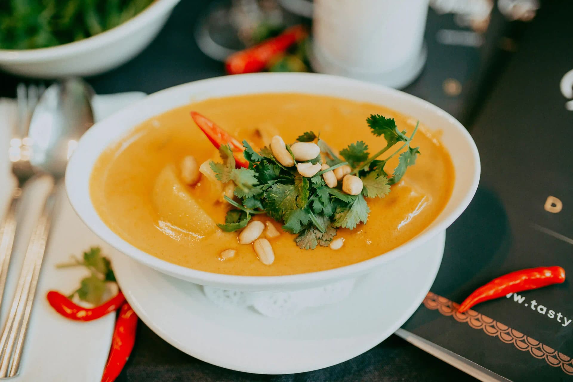 Authentic Thai yellow curry at Tasty Thai Robina